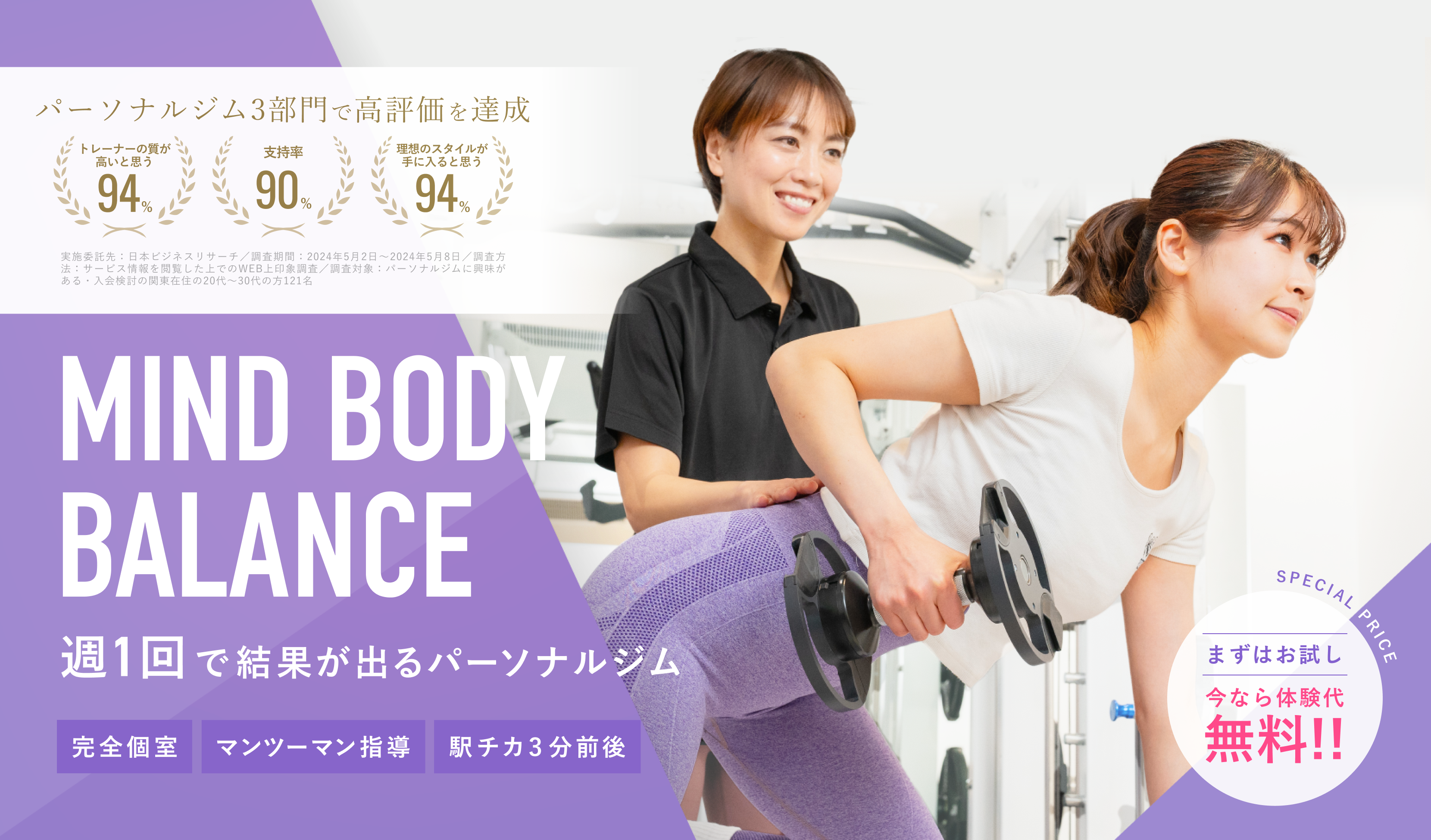 パーソナルジム＆マシンピラティス PERSONAL TRAINING STUDIO U 南万騎が原店